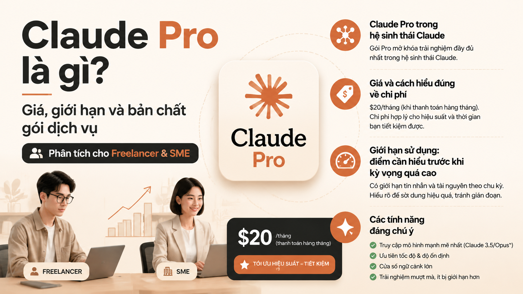 Claude Pro là gì? Giá, giới hạn và bản chất gói dịch vụ Claude Pro là gì? Giá, giới hạn và bản chất gói dịch vụ - claude pro có đáng mua không