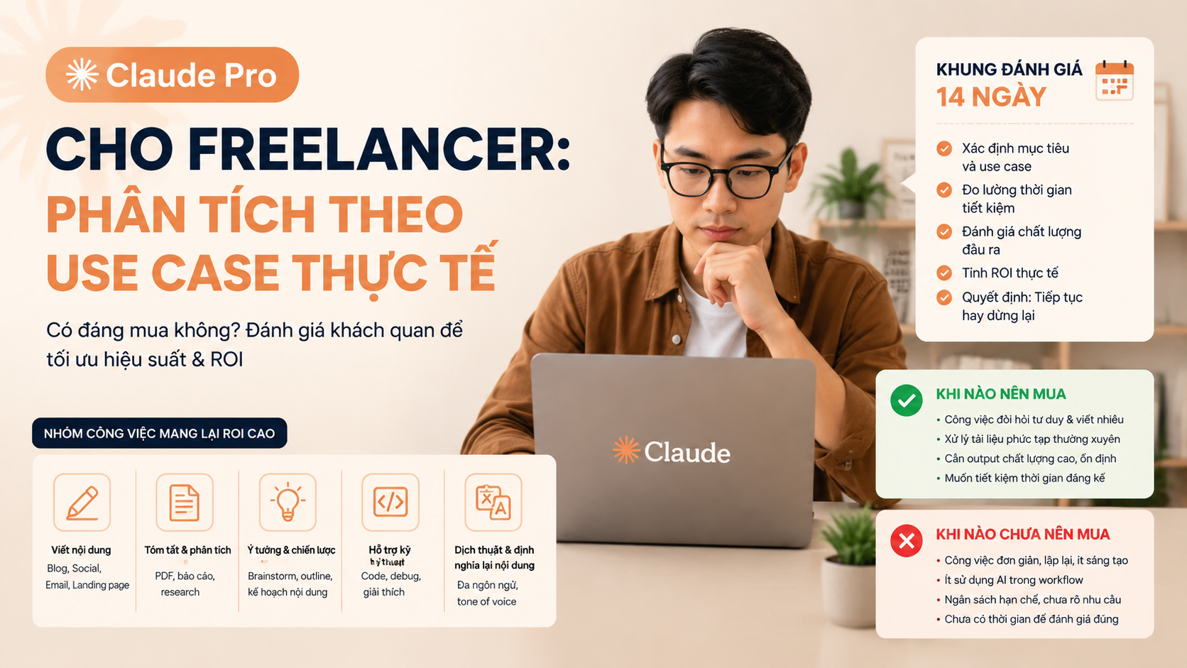 Claude Pro cho freelancer: phân tích theo use case thực tế Claude Pro cho freelancer: phân tích theo use case thực tế - claude pro có đáng mua không