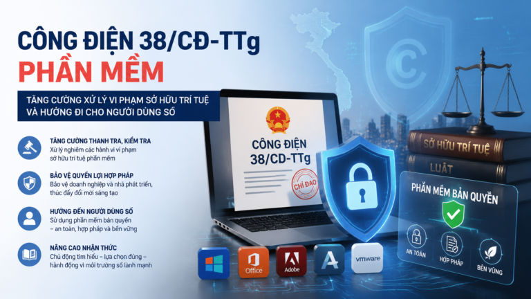 Công điện 38/CĐ-TTg phần mềm: Tăng cường xử lý vi phạm sở hữu trí tuệ và hướng đi cho người dùng số - Công điện 38/CĐ-TTg phần mềm