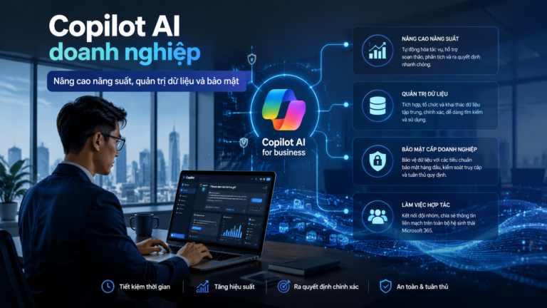 Copilot AI doanh nghiệp: Nâng cao năng suất, quản trị dữ liệu và bảo mật - Copilot AI doanh nghiệp, Microsoft 365 Copilot, AI cho công việc