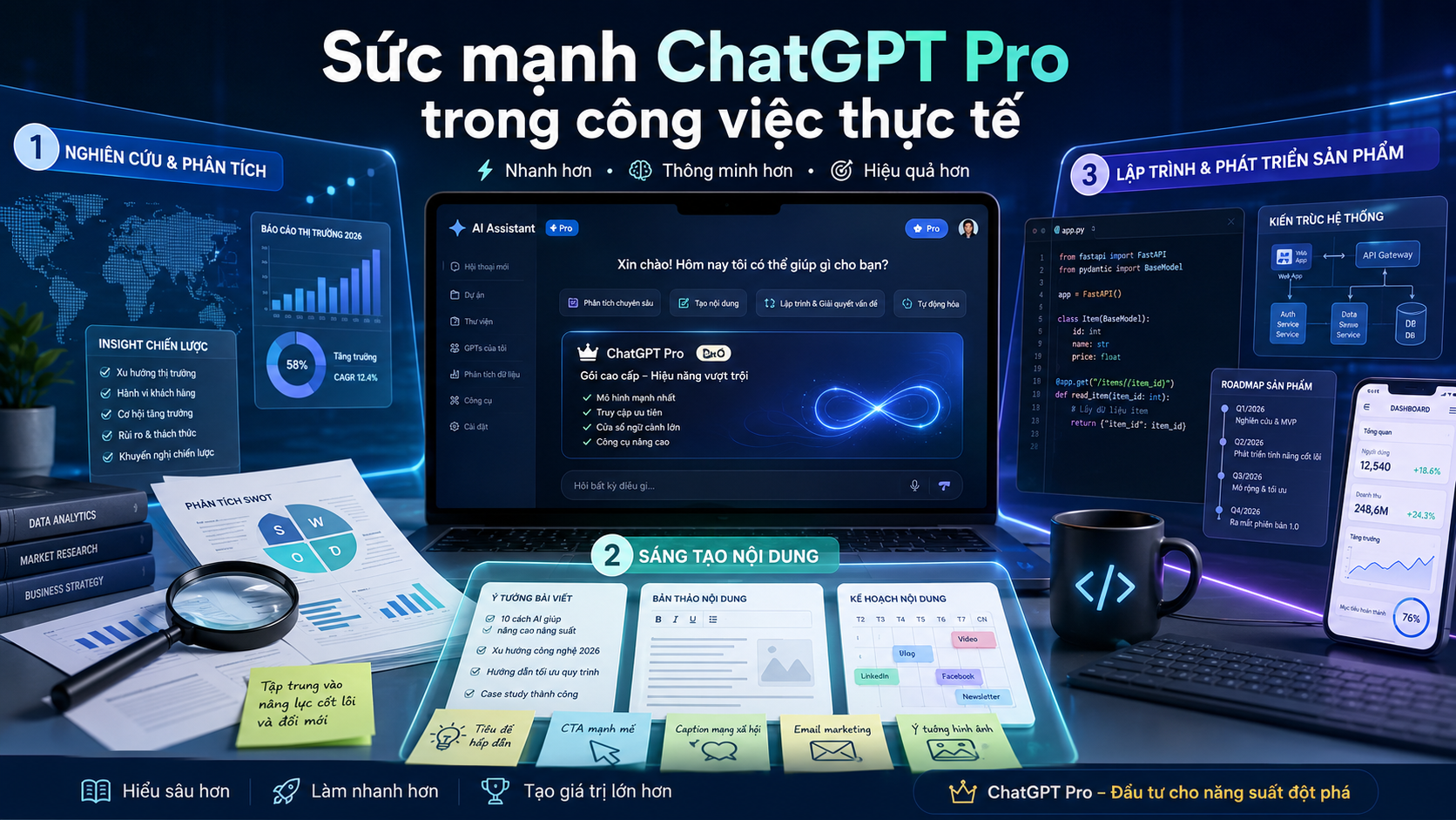Đánh giá sức mạnh ChatGPT Pro 200 USD trong công việc thực tế - ChatGPT Pro 2026, review ChatGPT Pro 200 USD, ChatGPT mới nhất, gói AI cao cấp