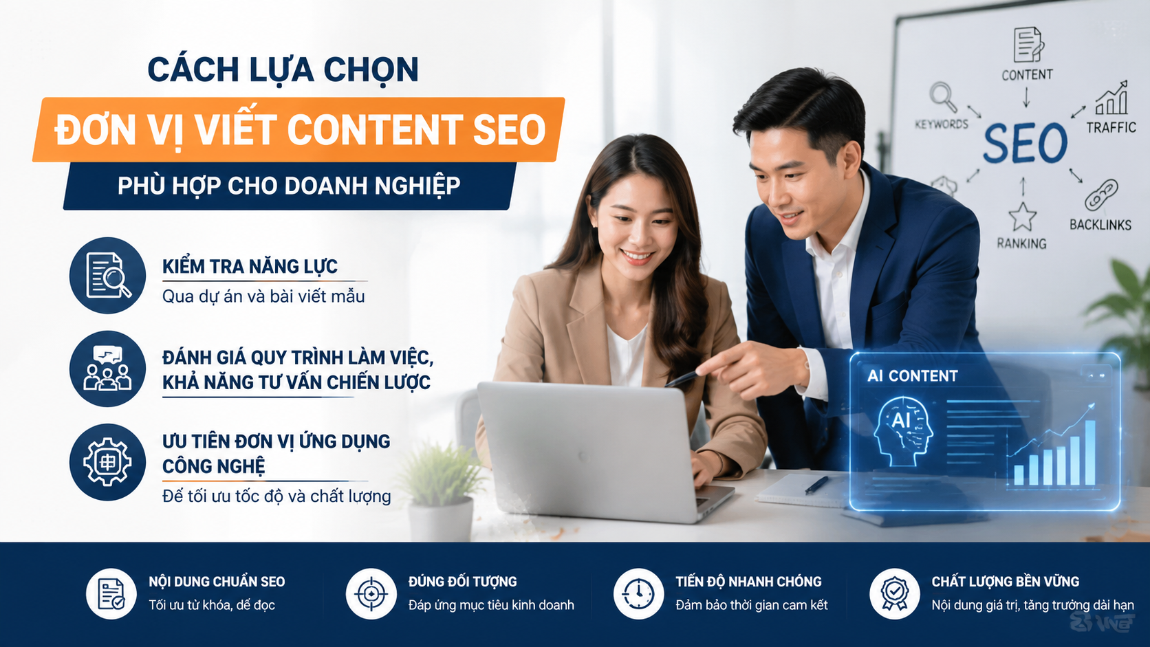 Cách lựa chọn đơn vị viết content SEO phù hợp cho doanh nghiệp - đơn vị viết content SEO