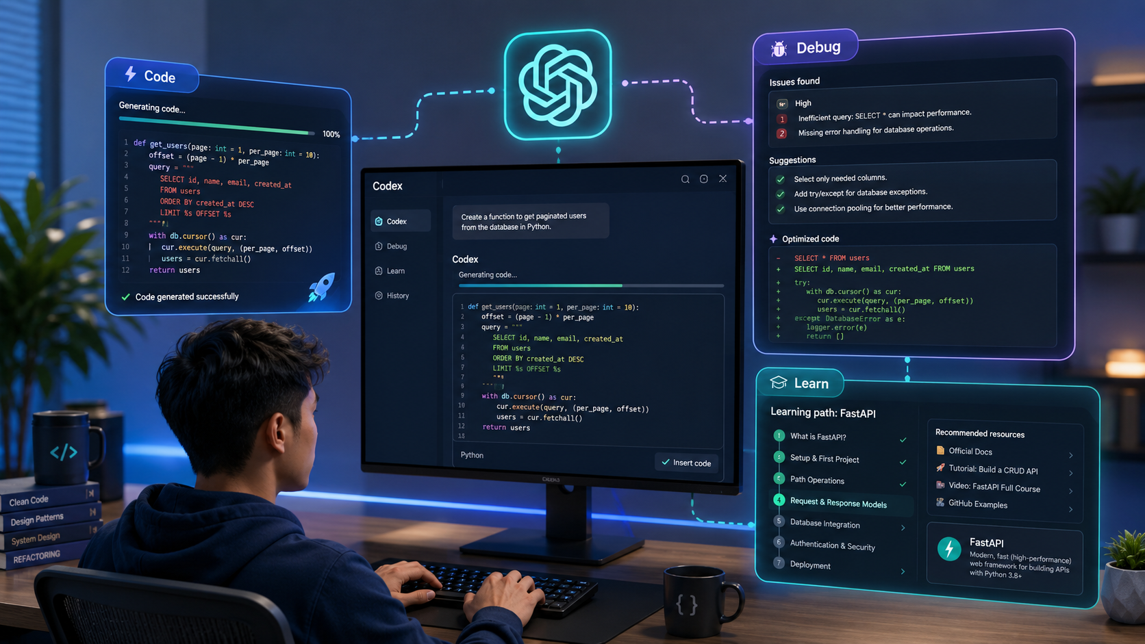 Codex lập trình hỗ trợ những công việc nào trong thực tế? - ChatGPT Pro Codex, Codex lập trình, AI viết code, ChatGPT cho lập trình viên