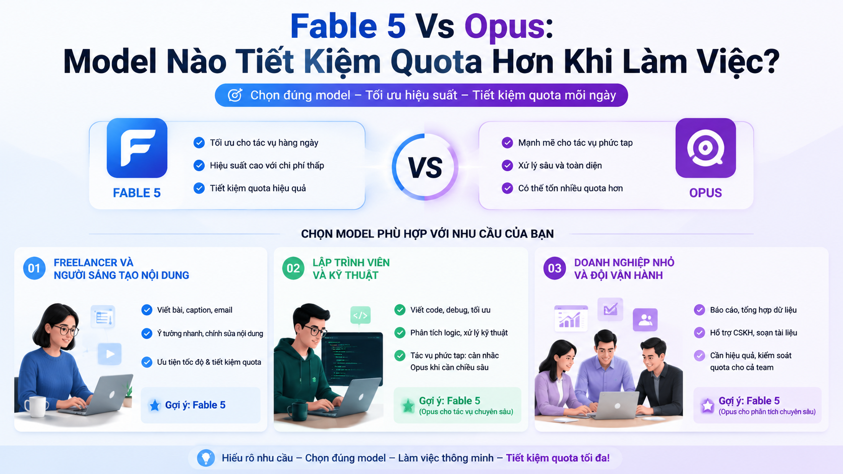 Target Audience & Objectives - fable 5 vs opus