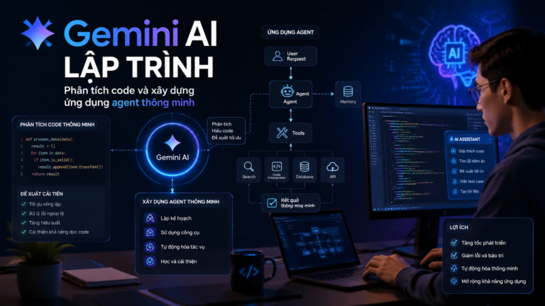 Gemini AI lập trình: Phân tích code và xây dựng ứng dụng agent thông minh - Gemini AI lập trình, Gemini coding, AI agent Google