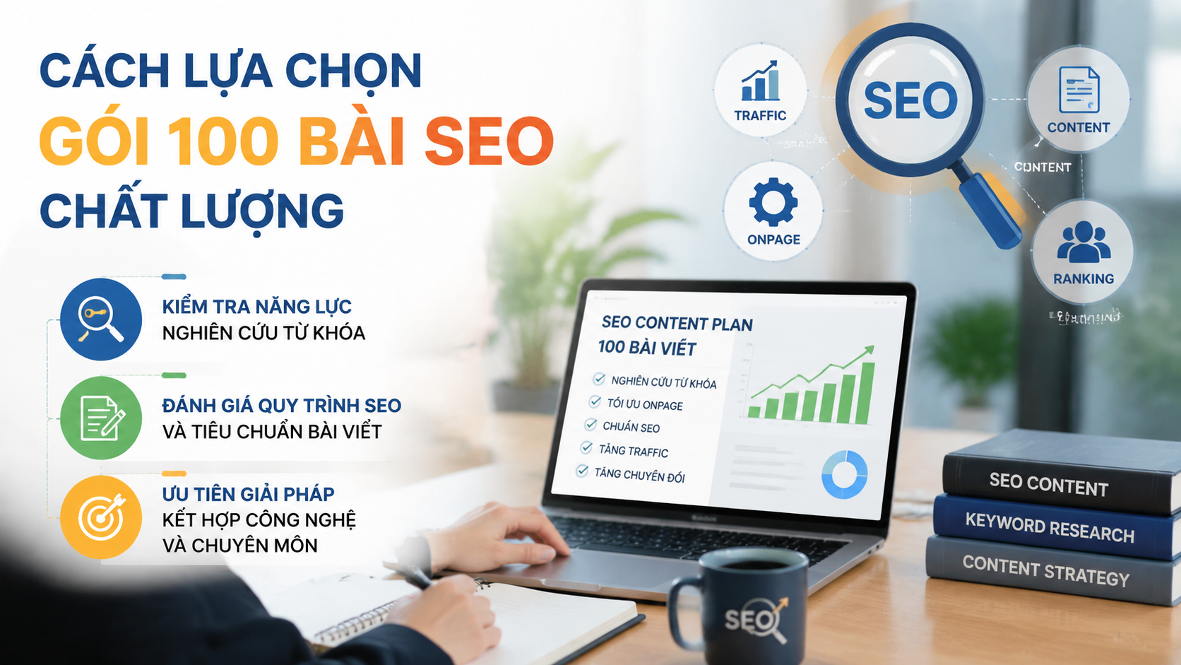 Cách lựa chọn đơn vị cung cấp gói 100 bài SEO chất lượng - 100 bài SEO cho website mới