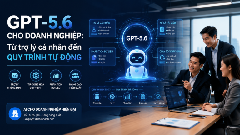 GPT-5.6 cho doanh nghiệp: Từ trợ lý cá nhân đến quy trình tự động - GPT-5.6 doanh nghiệp, GPT cho team, AI automation