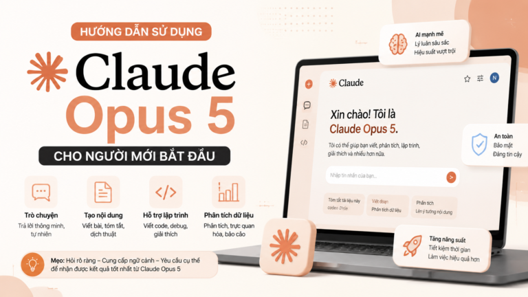 Hướng dẫn sử dụng Claude Opus 5 cho người mới bắt đầu - Claude Opus 5 có miễn phí khôngcách sử dụng Claude Opus 5Claude Opus 5 APIgiá Claude Opus 5Claude Opus 5 vs Fable 5Claude Opus 5 vs Sonnet 5Claude Opus 5 vs Opus 4.8Claude Opus 5 có gì mớiđánh giá Claude Opus 5Claude Opus 5 ra mắtClaude Opus 5 là gì, Claude Opus 5, Anthropic Opus 5Claude Opus 5 mới, Anthropic ra mắt Claude Opus 5review Claude Opus 5, Claude Opus 5 có tốt khôngtính năng Claude Opus 5, Claude Opus 5 mới nhấtso sánh Claude Opus 5, Opus 5 và Opus 4.8so sánh Opus 5 và Sonnet 5, Claude Sonnet 5Opus 5 và Fable 5, so sánh Claude 5Claude Opus 5 pricing, giá API Claude Opus 5API Claude Opus 5, claude-opus-5 APIhướng dẫn Claude Opus 5, dùng Claude Opus 5tài khoản Claude Opus 5, gói Claude Opus 5