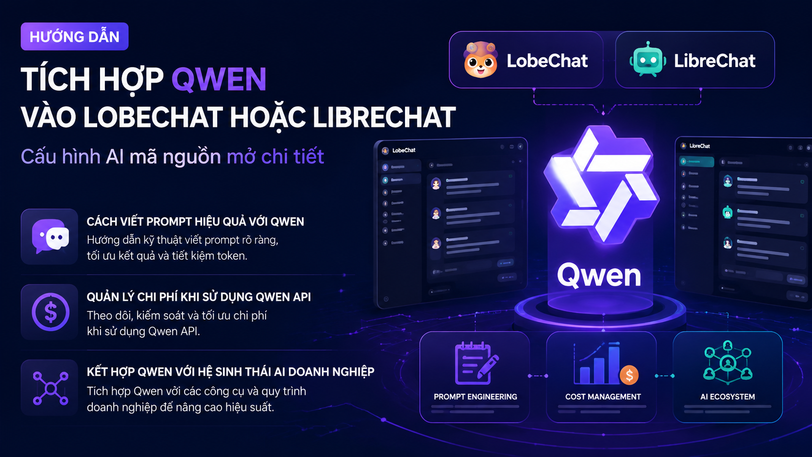 Tối ưu trải nghiệm sử dụng Qwen trên LobeChat và LibreChat - Qwen LobeChat