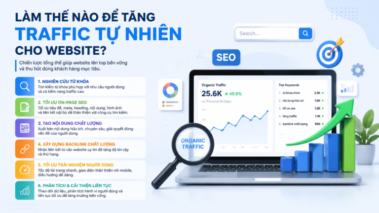 Làm thế nào để tăng traffic website tự nhiên cho website? - tăng traffic website