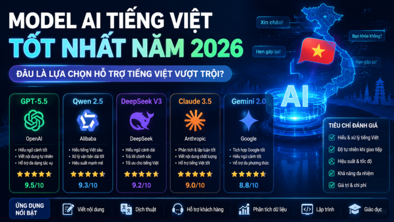 Model AI tiếng Việt tốt nhất năm 2026: Đâu là lựa chọn hỗ trợ tiếng Việt vượt trội? - model AI tiếng Việt tốt nhất, AI tiếng Việt, chatbot tiếng Việt
