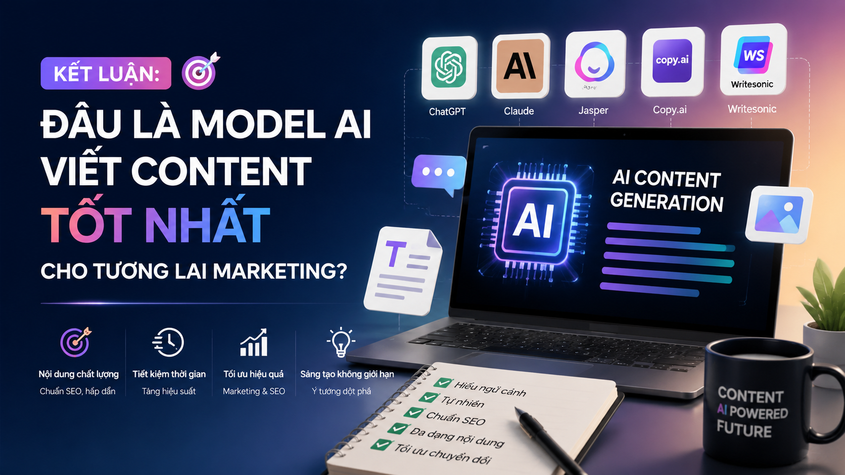 Kết luận: Đâu là model AI viết content tốt nhất cho tương lai marketing? - model AI viết content tốt nhất, AI marketing, AI viết bài