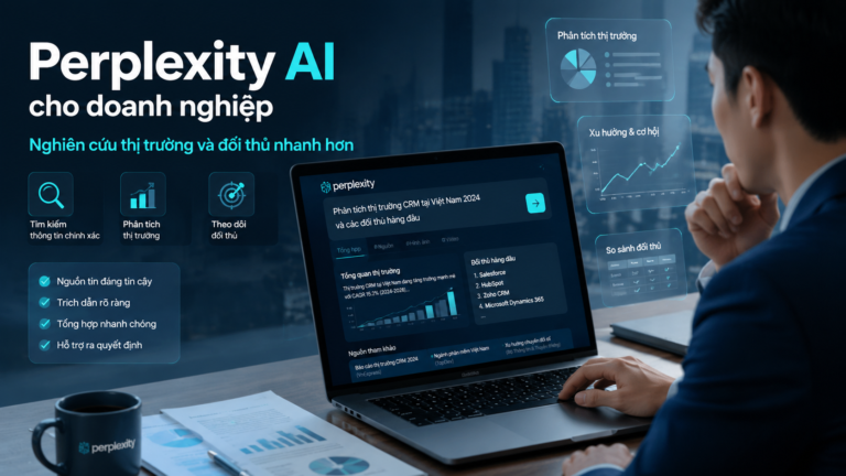 Perplexity AI cho doanh nghiệp: Nghiên cứu thị trường và đối thủ nhanh hơn - Perplexity AI doanh nghiệp, AI nghiên cứu thị trường, AI competitive research