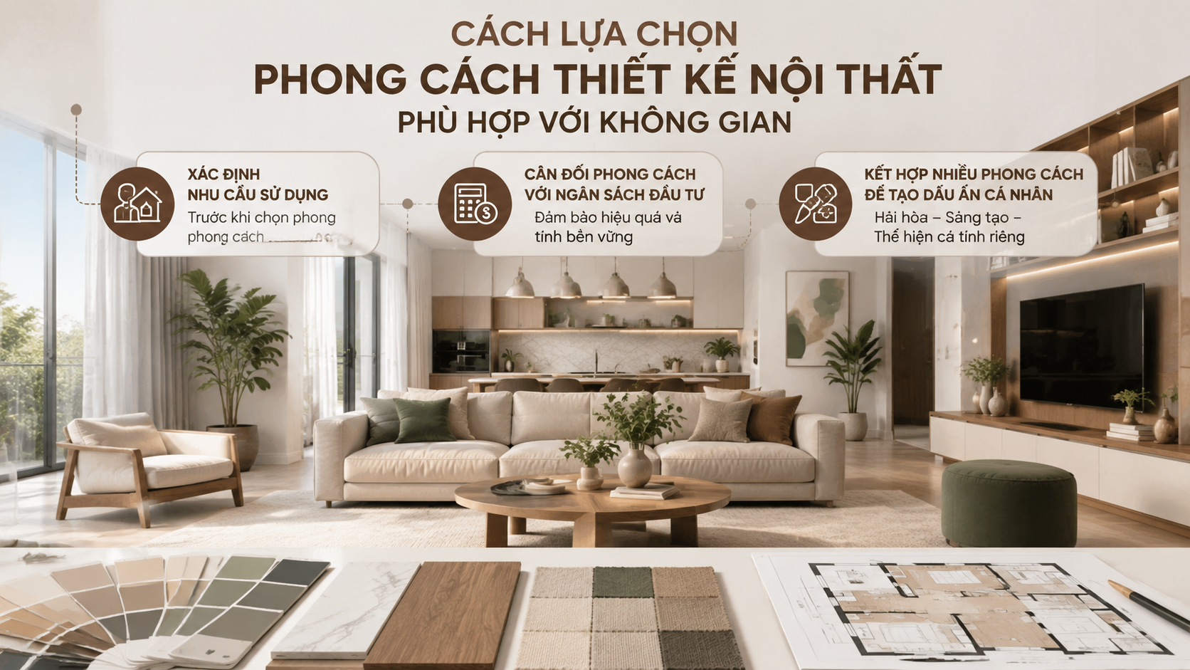Cách lựa chọn phong cách thiết kế nội thất phù hợp với không gian - Phong cách thiết kế nội thất