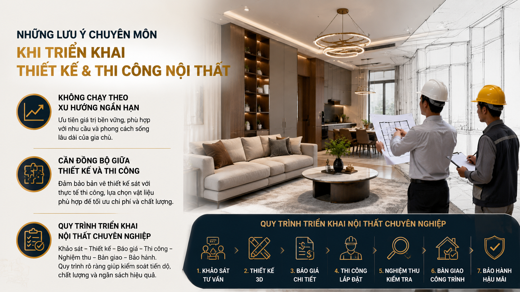 Những lưu ý chuyên môn khi triển khai thiết kế và thi công nội thất - Phong cách thiết kế nội thất