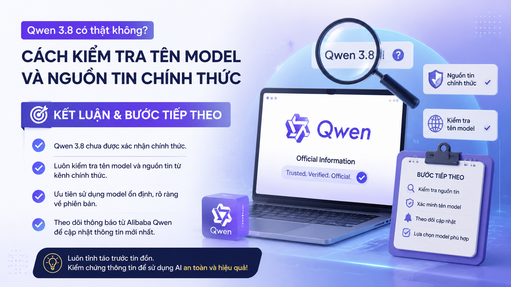 Kết luận và bước tiếp theo - Qwen 3.8 có thật không