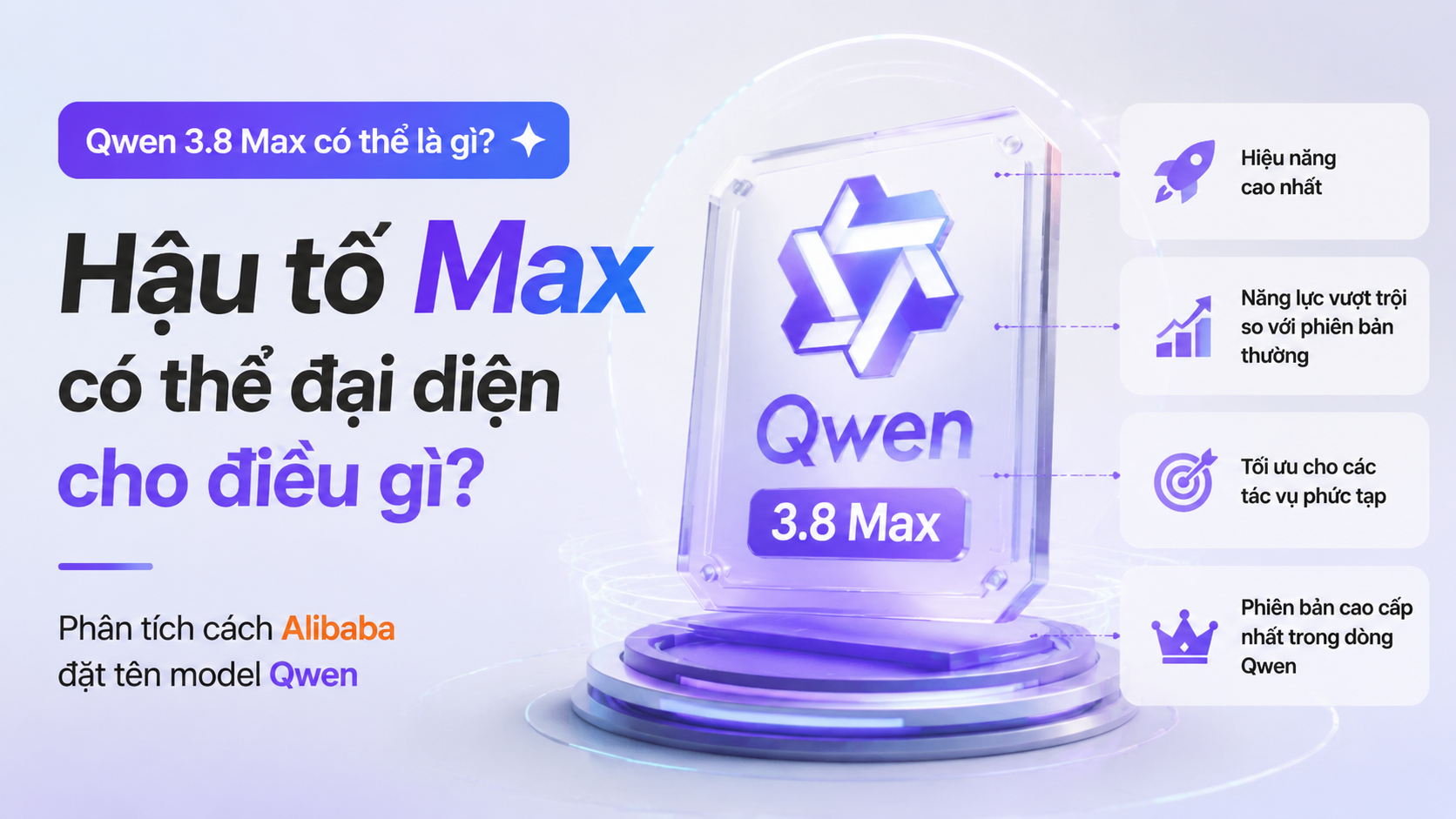 Hậu tố Max có thể đại diện cho điều gì? - Qwen 3.8 Max