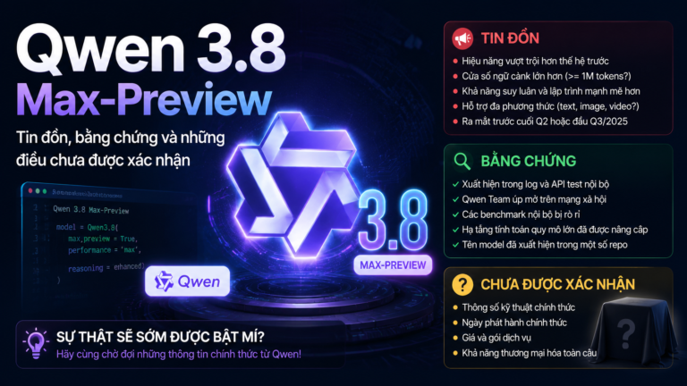 Qwen 3.8 Max-Preview: Tin đồn, bằng chứng và những điều chưa được xác nhận - Qwen 3.8 Max-Preview