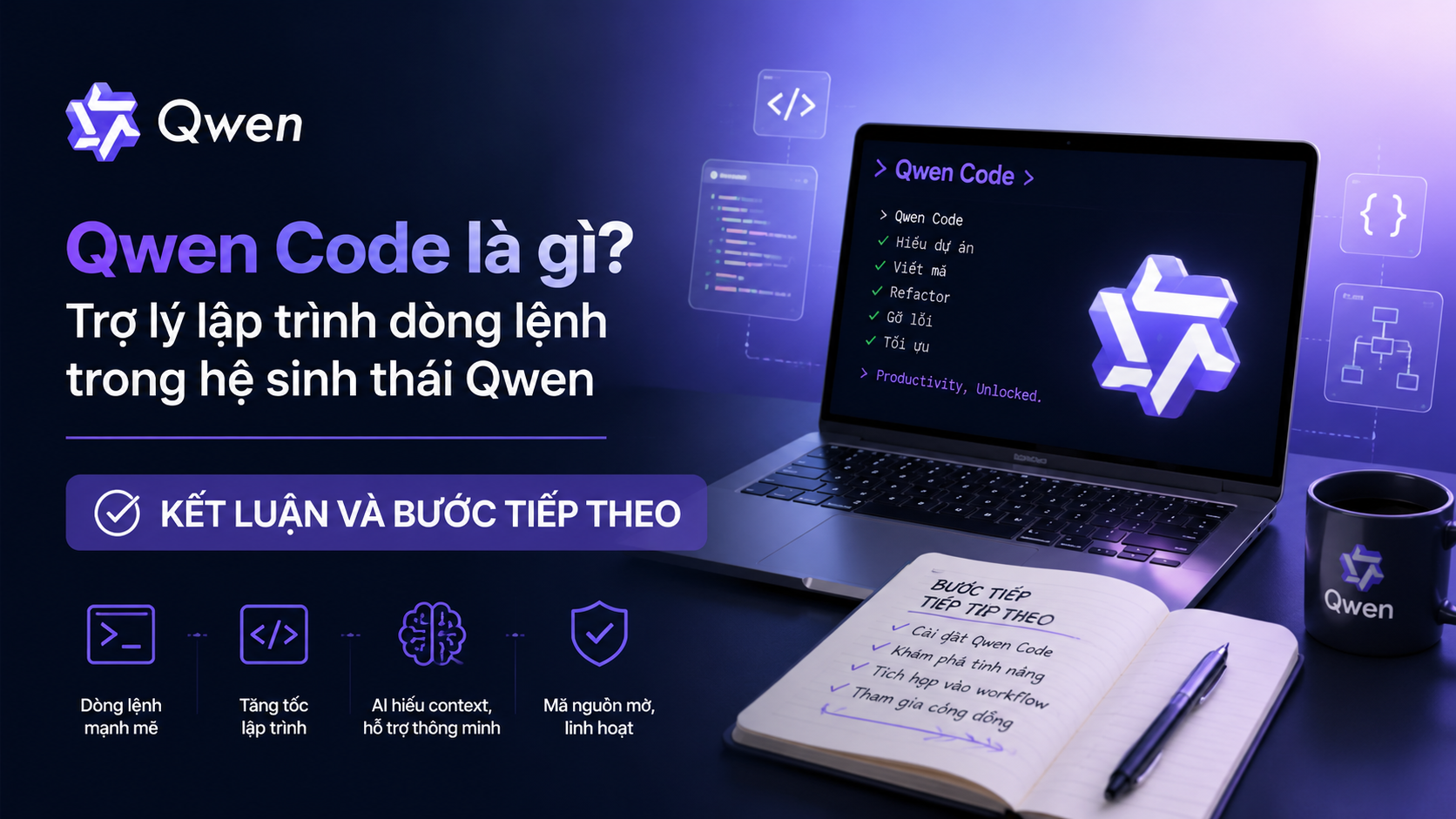 Kết luận và bước tiếp theo - Qwen Code