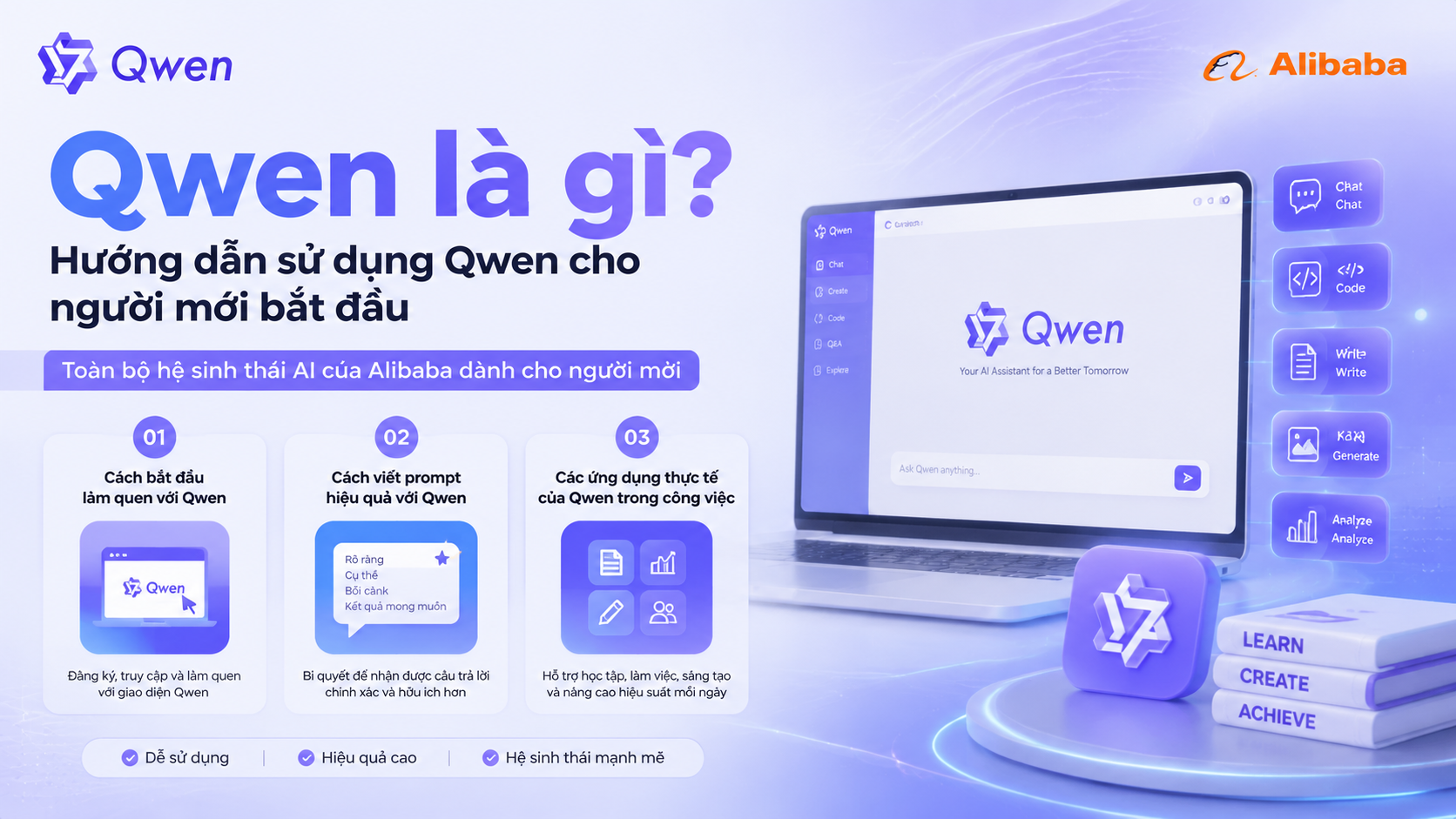 Hướng dẫn sử dụng Qwen cho người mới bắt đầu Hướng dẫn sử dụng Qwen cho người mới bắt đầu - Qwen là gì