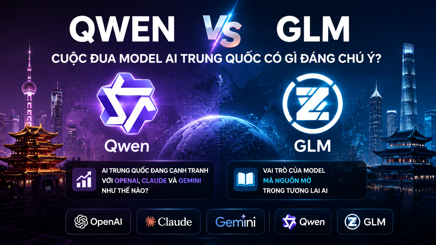Qwen vs GLM và vị thế trong cuộc cạnh tranh AI toàn cầu - Qwen vs GLM