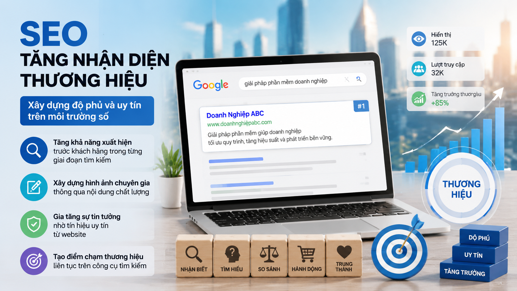 SEO giúp doanh nghiệp tăng nhận diện thương hiệu như thế nào? - SEO tăng nhận diện thương hiệu