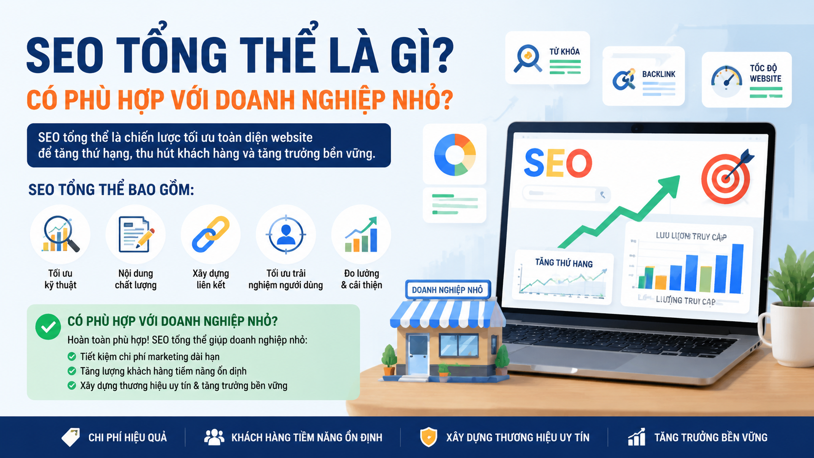 SEO tổng thể là gì? Có phù hợp với doanh nghiệp nhỏ không? - SEO tổng thể là gì