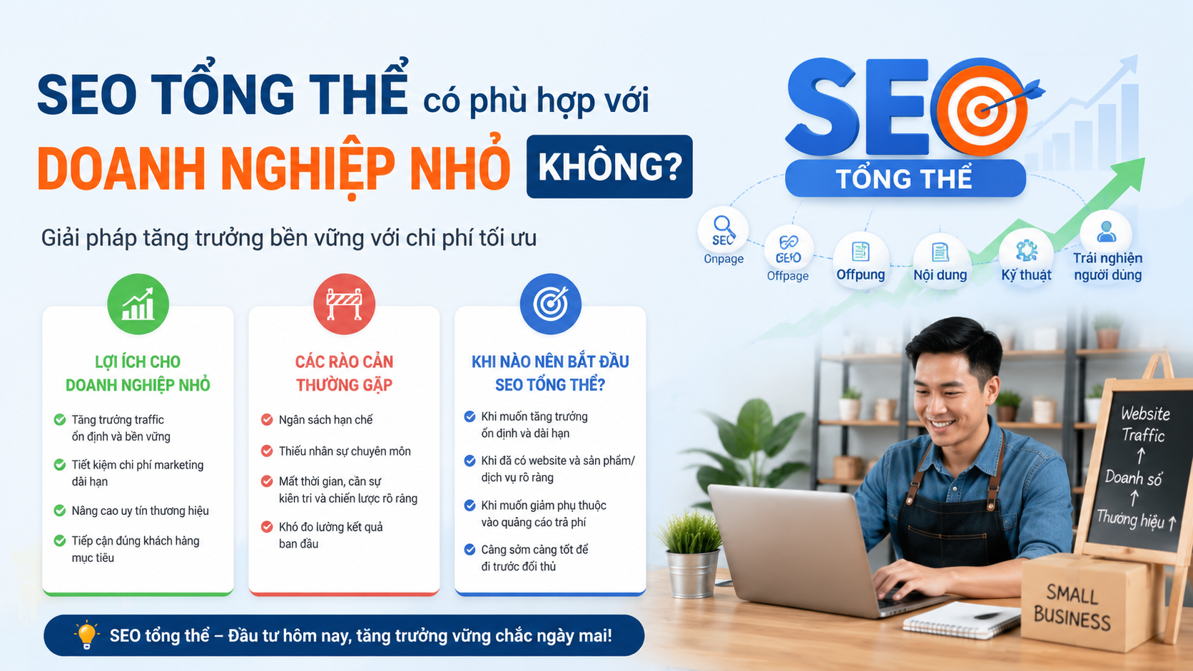 SEO tổng thể có phù hợp với doanh nghiệp nhỏ không? - SEO tổng thể là gì