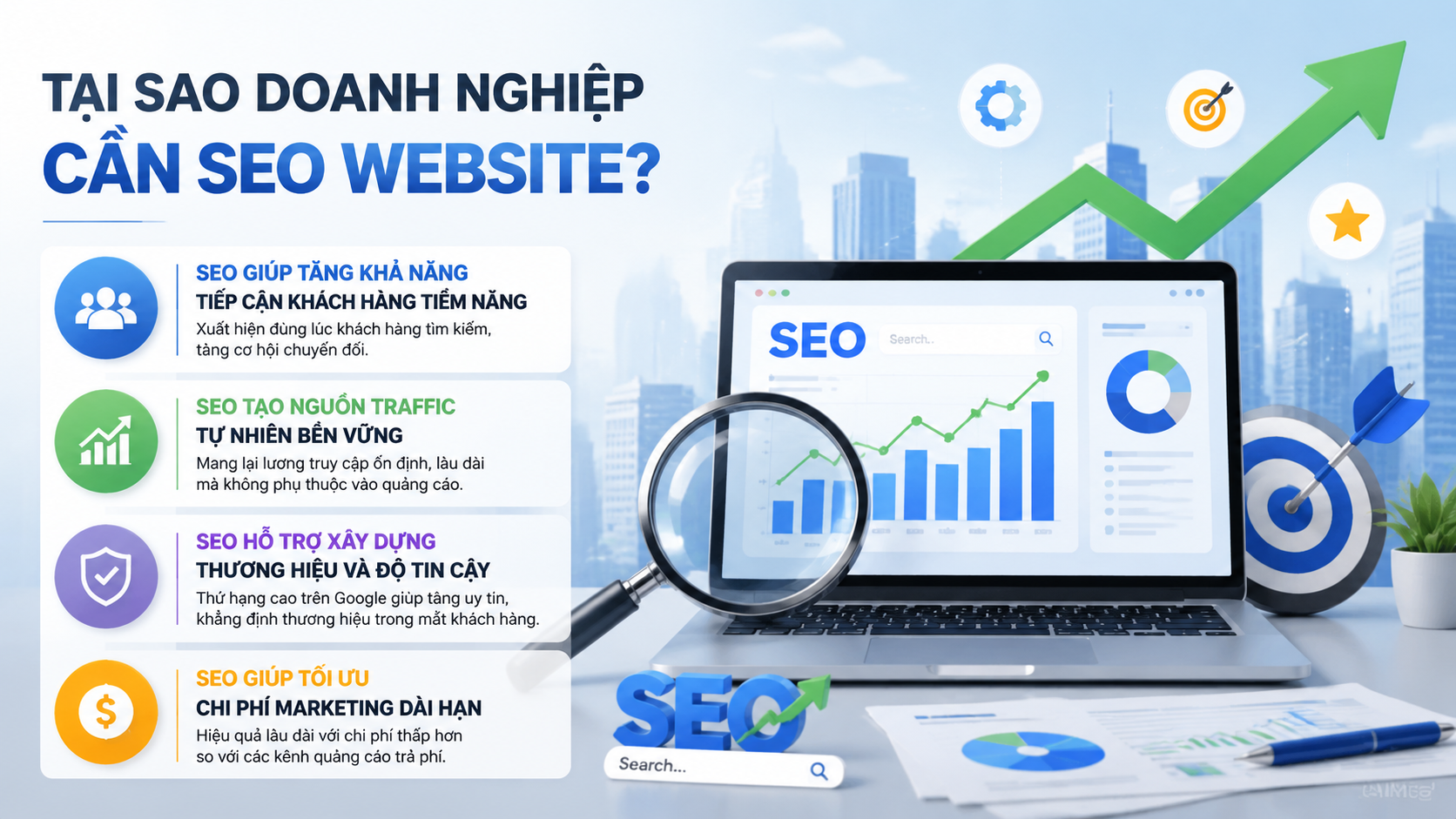 Tại sao doanh nghiệp cần SEO website? - SEO website là gì