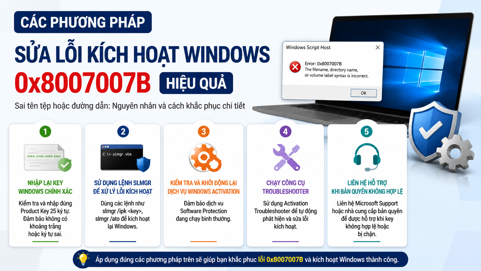 Các phương pháp sửa lỗi 0x8007007B hiệu quả trên Windows Các phương pháp sửa lỗi 0x8007007B hiệu quả trên Windows - sửa lỗi 0x8007007B