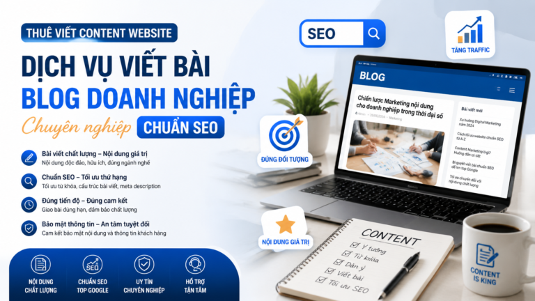 Thuê viết content website: Dịch vụ viết bài blog doanh nghiệp chuyên nghiệp chuẩn SEO - thuê viết content website