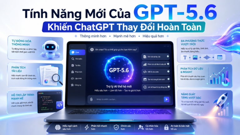 Tính Năng Mới Của GPT-5.6 Khiến ChatGPT Thay Đổi Hoàn Toàn - tính năng GPT-5.6, ChatGPT mới nhất 2026, GPT-5.6 có gì mới, OpenAI 2026