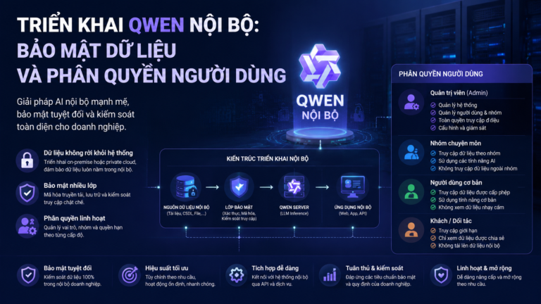 Triển khai Qwen nội bộ: Bảo mật dữ liệu và phân quyền người dùng - triển khai Qwen nội bộ