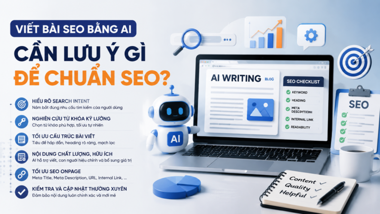Viết bài SEO bằng AI cần lưu ý điều gì để chuẩn SEO? - viết bài SEO bằng AI