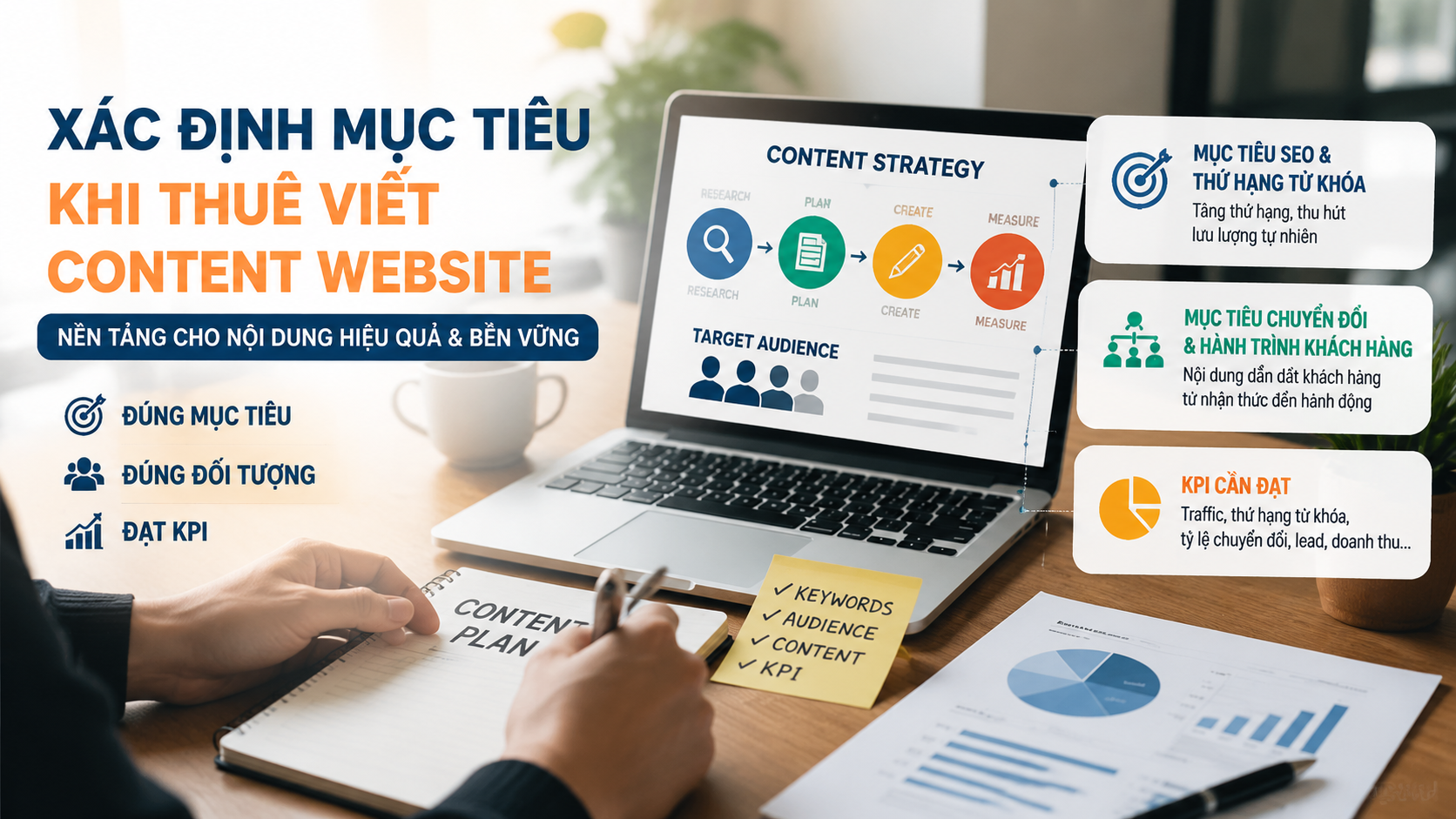 Xác định mục tiêu khi thuê viết content website Xác định mục tiêu khi thuê viết content website - viết bài SEO trọn gói
