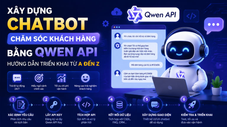 Xây dựng chatbot chăm sóc khách hàng bằng Qwen API: Hướng dẫn triển khai từ A đến Z - chatbot Qwen