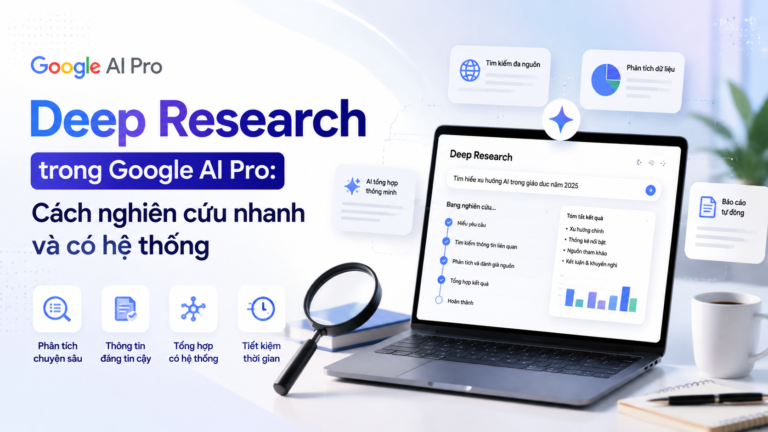 Deep Research trong Google AI Pro: Cách nghiên cứu nhanh và có hệ thống - deep research google ai pro