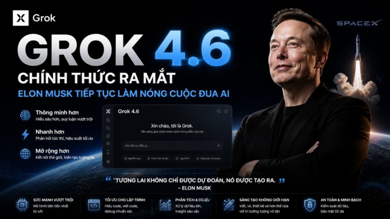 Grok 4.6 chính thức ra mắt: Elon Musk tiếp tục làm nóng cuộc đua AI