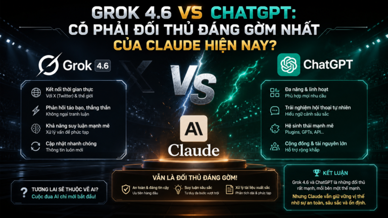 Grok 4.6 vs ChatGPT: Có Phải Đối Thủ Đáng Gờm Nhất Của Claude Hiện Nay?