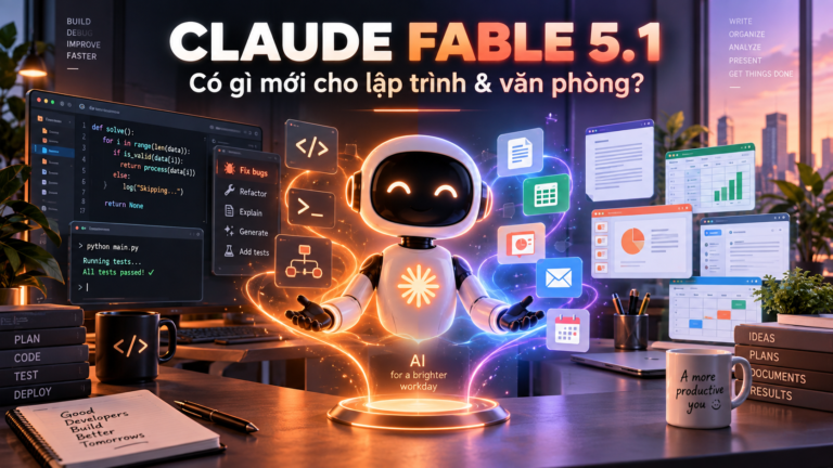 Claude Fable 5.1 có gì mới cho lập trình và văn phòng?