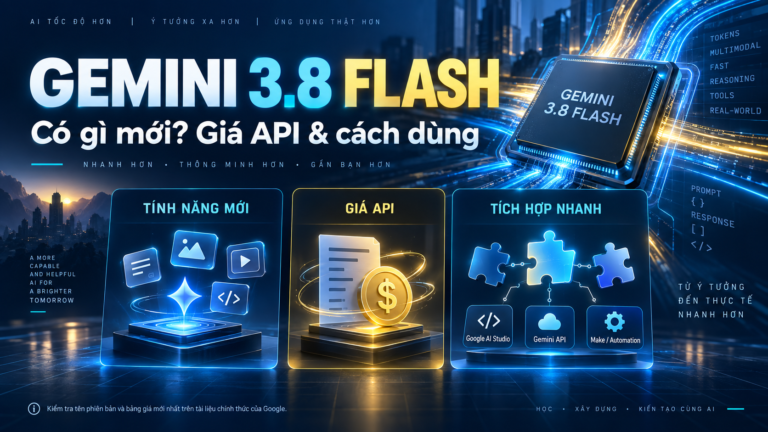 Gemini 3.8 Flash có gì mới? Giá API và cách dùng