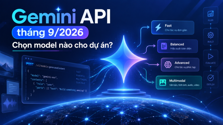 Gemini API tháng 9/2026: Chọn model nào cho dự án?