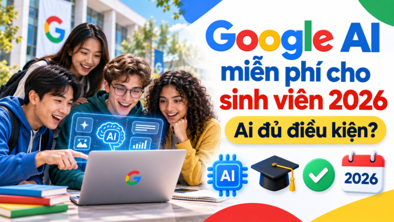 Google AI miễn phí cho sinh viên 2026: Ai đủ điều kiện?