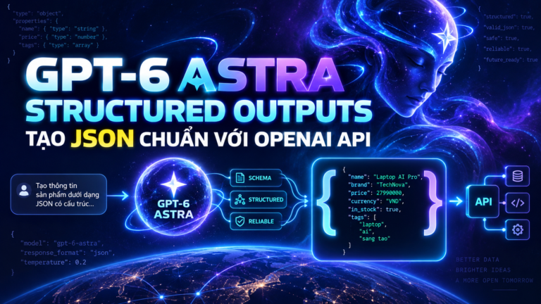 GPT-6 Astra Structured Outputs: Tạo JSON chuẩn với OpenAI API
