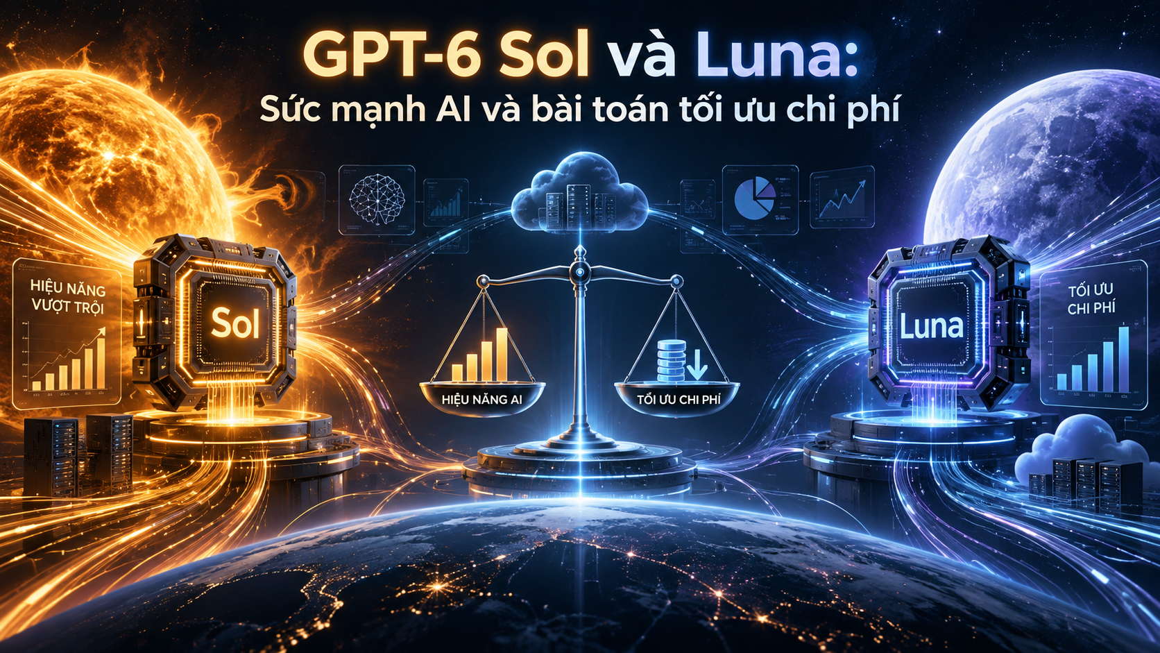GPT‑6 Sol và Luna: Sức mạnh AI và bài toán tối ưu chi phí