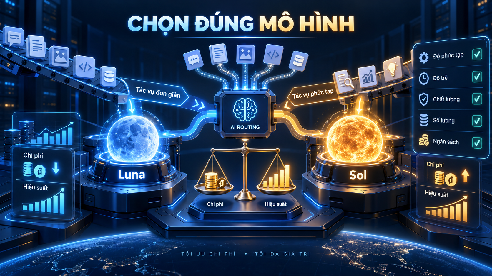 Tối ưu chi phí AI bằng chiến lược chọn đúng mô hình - GPT‑6 Sol