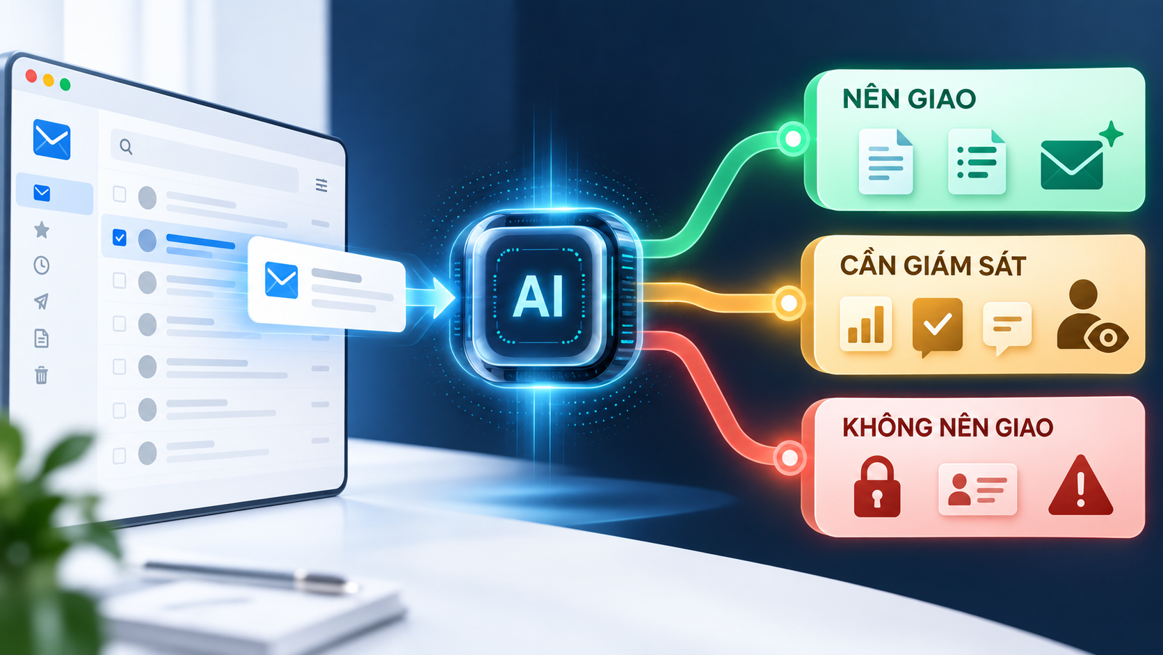 Khi nào nên và không nên giao việc cho AI qua email? - Perplexity Computer trong email