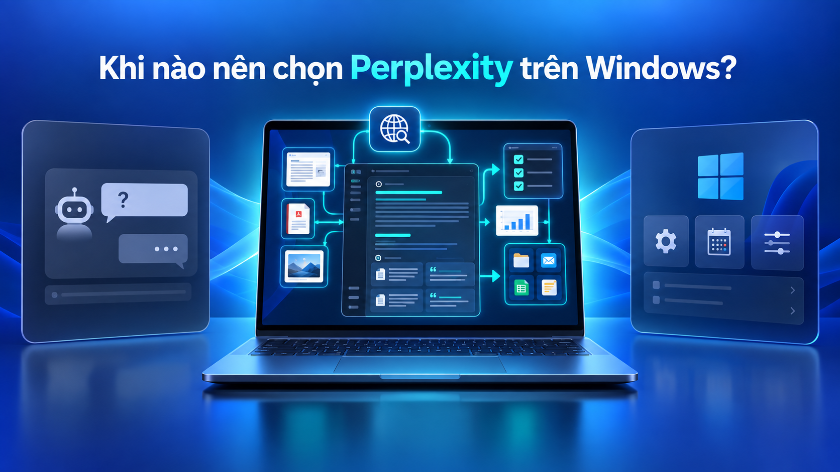 So sánh Personal Computer với chatbot AI và trợ lý Windows khác - Perplexity trên Windows