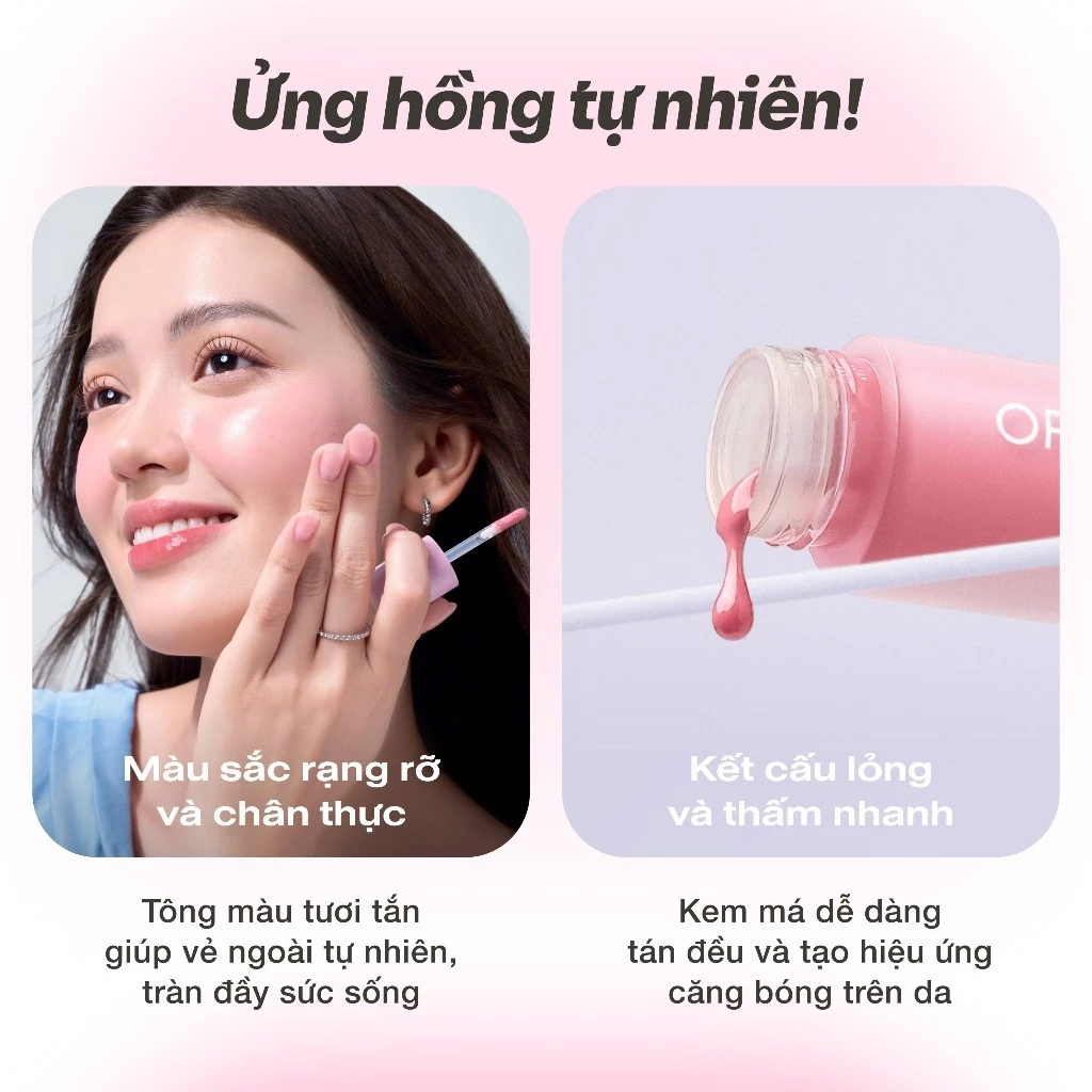 Má hồng kem OFÉLIA Lolli Liquid Blush (4.3g)