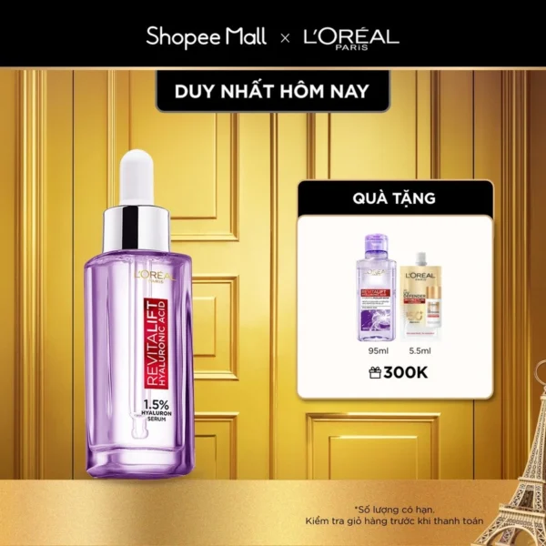 Serum siêu cấp ẩm & giảm nếp nhăn L'Oreal